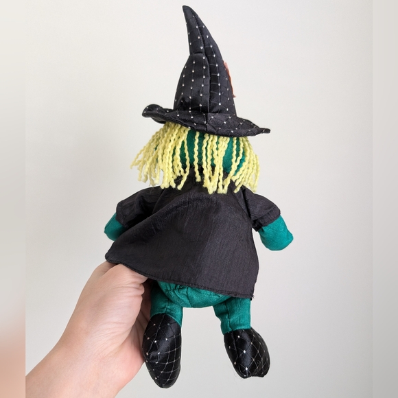 BUNDLE Wizard of Oz Wicked Witch Trinket Mirror Pill Box & Vtg Green Witch Decor - Picture 13 of 16